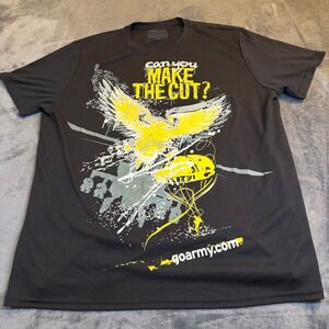 US Army Graphic T Shirt Mens Extra Large "Can You Make The Cut" Short Sleeve